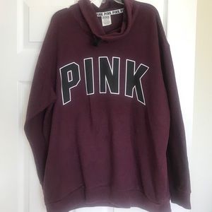 Pink Maroon hoodie